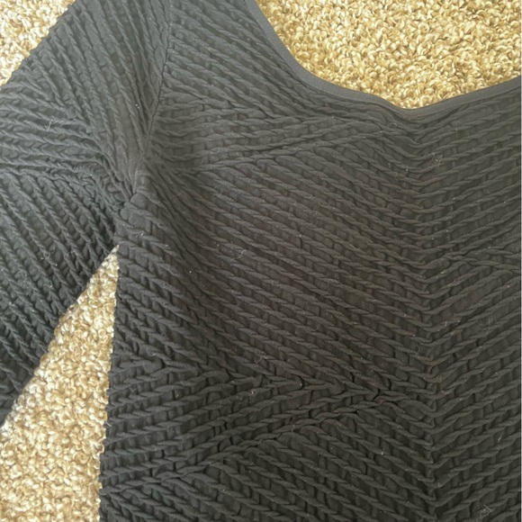 Black bodycon long sleeved BCBG generation dress. - Picture 2 of 5